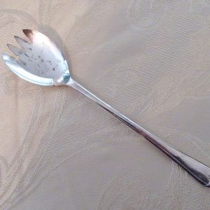 Sheffield England Silver-plated Salad serving fork